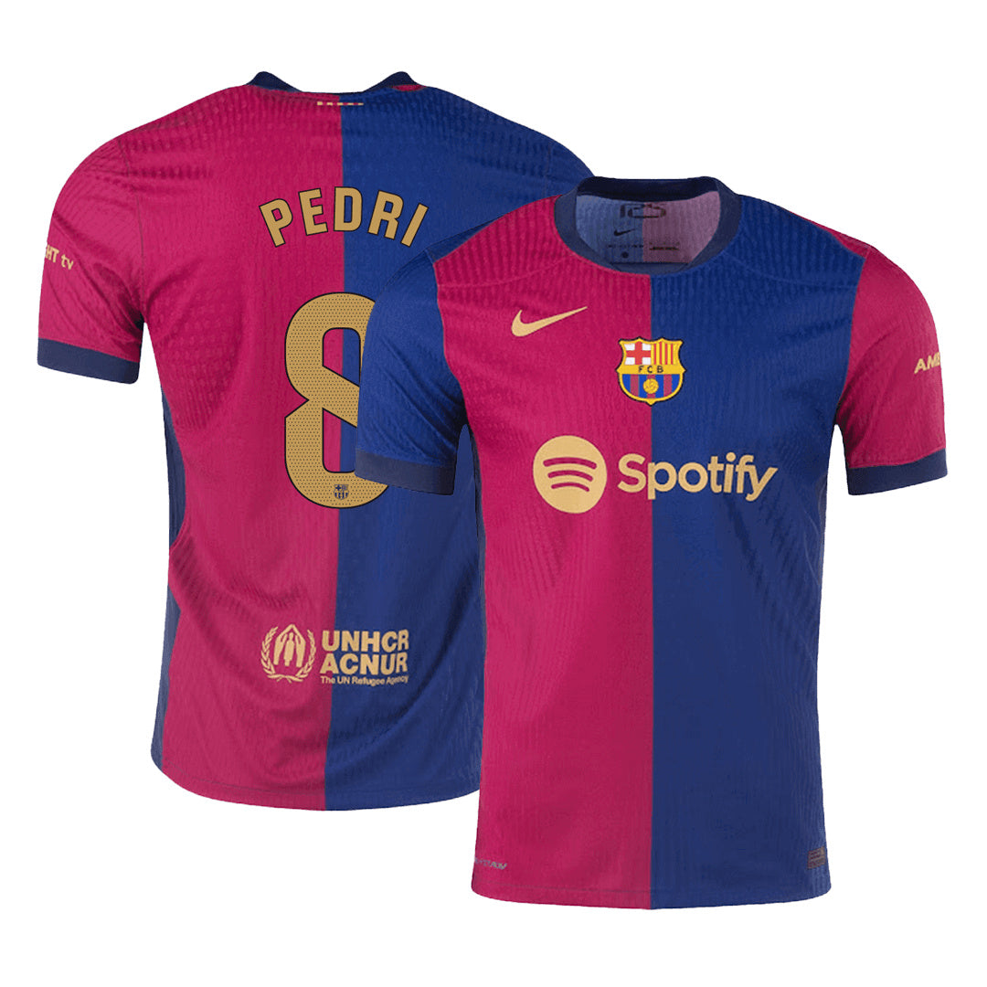 Barcelona PEDRI #8 Home Match Jersey 2024/25-The Jerseys Shop