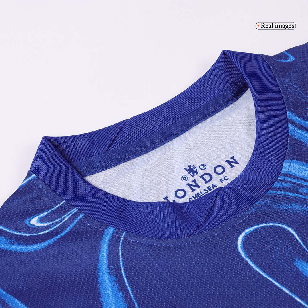 Kid's Chelsea Home Jerseys Kit(Jersey+Shorts) 2024/25-The Jerseys Shop