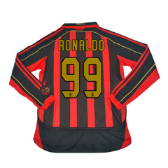 RONALDO #99 Classic AC Milan Home Long Sleeve Jersey 2006/07-The Jerseys Shop