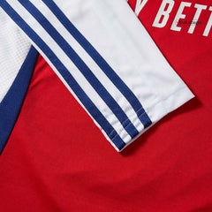 Men's Arsenal Home Long Sleeve Soccer Jersey 2024/25-The Jerseys Shop