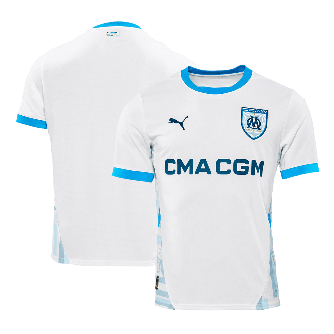 Men's Marseille Home Soccer Jersey 2024/25-The Jerseys Shop