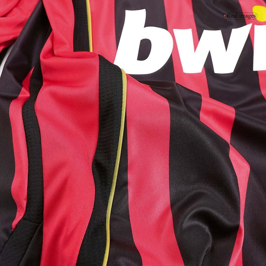 AC Milan Home Retro Long Sleeve Soccer Jersey 2006/07-The Jerseys Shop