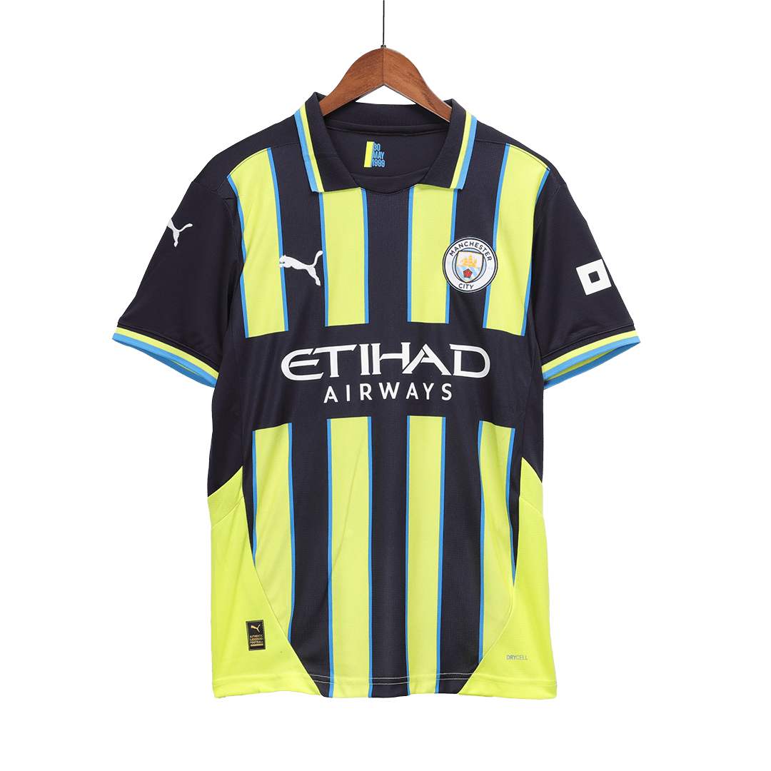 Men's Manchester City Away Jersey (Jersey+Shorts) Kit 2024/25-The Jerseys Shop