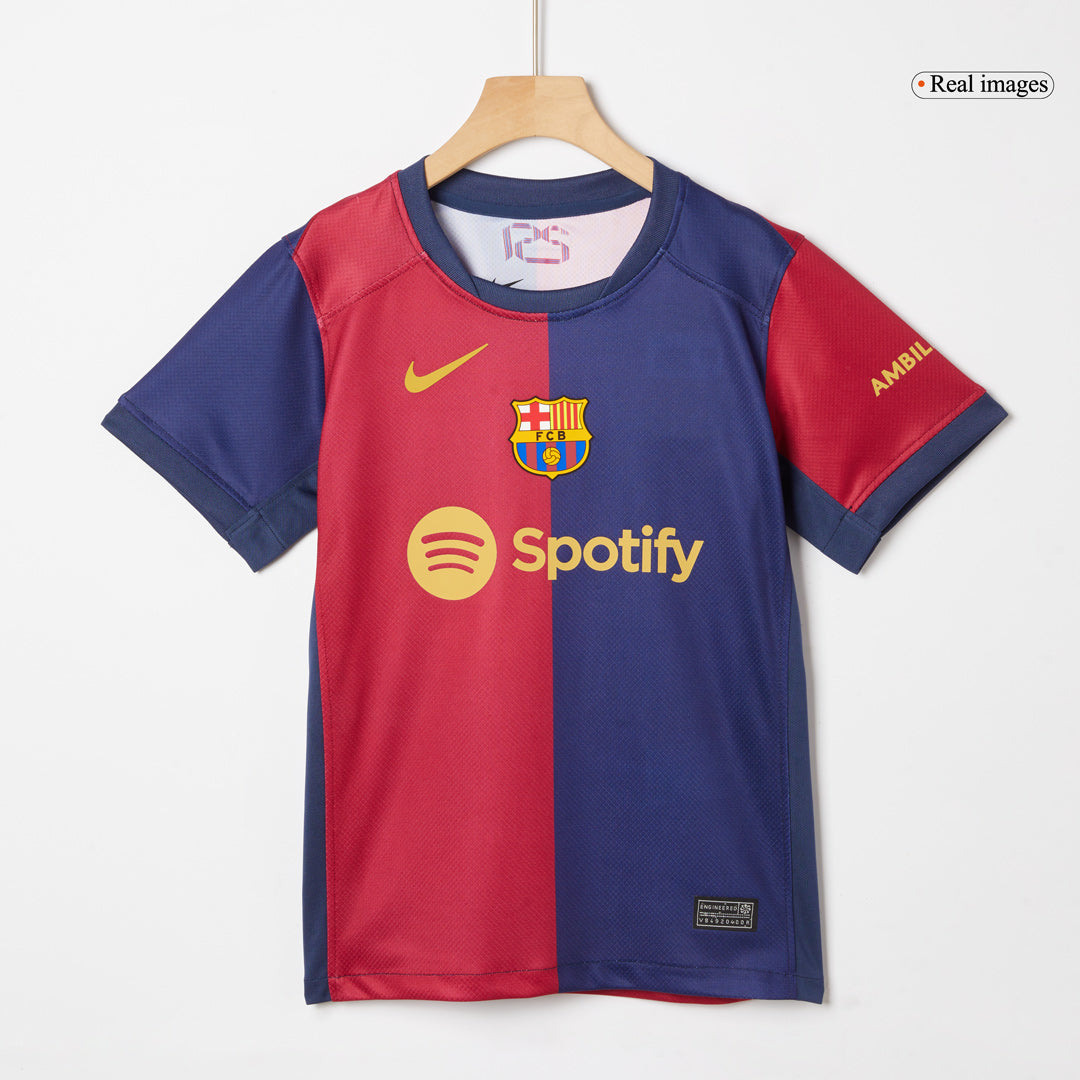 Kid's Barcelona Home Jerseys Full Kit 2024/25-The Jerseys Shop