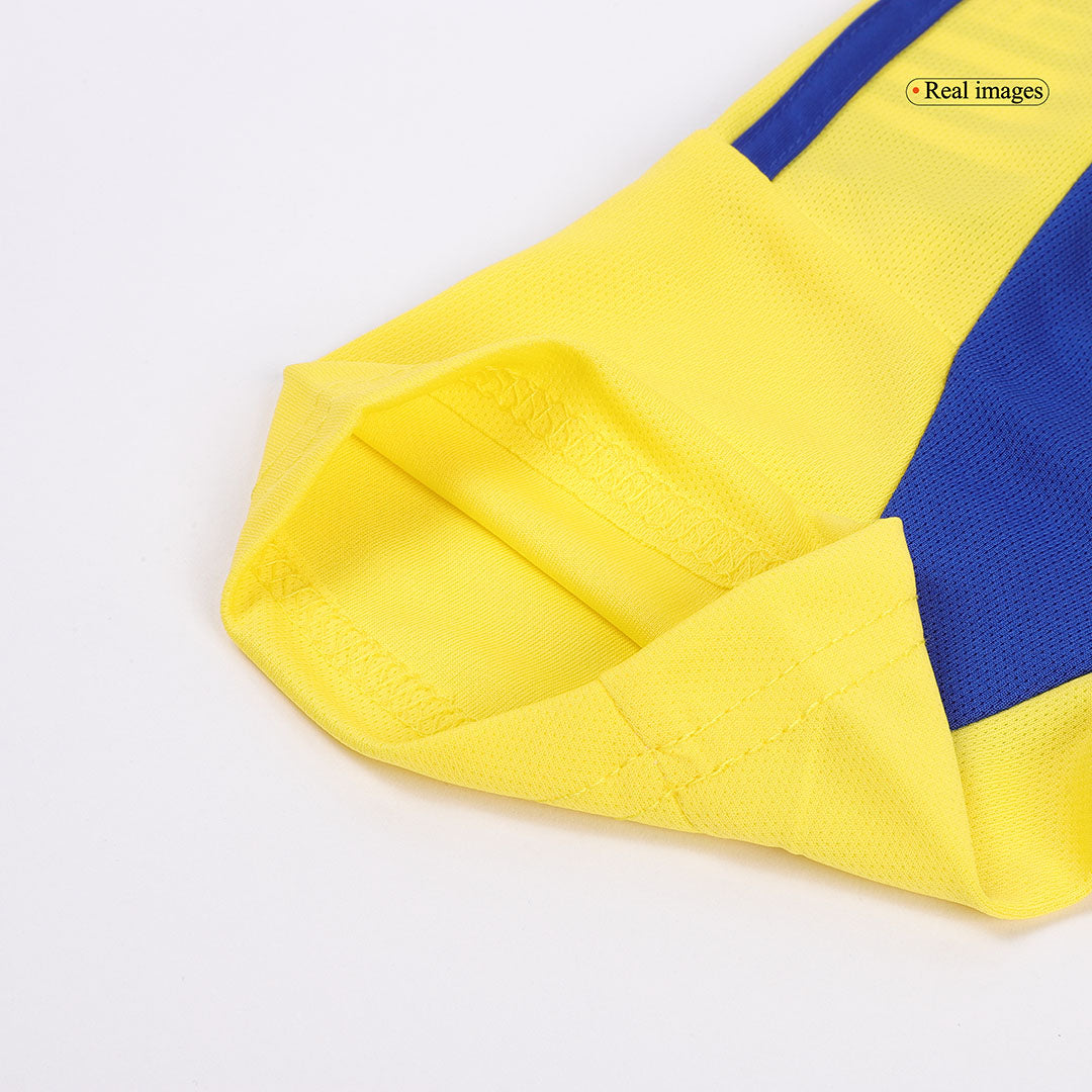 Kid's Al Nassr Home Jersey Kit(Jersey+Shorts) 2024/25-The Jerseys Shop