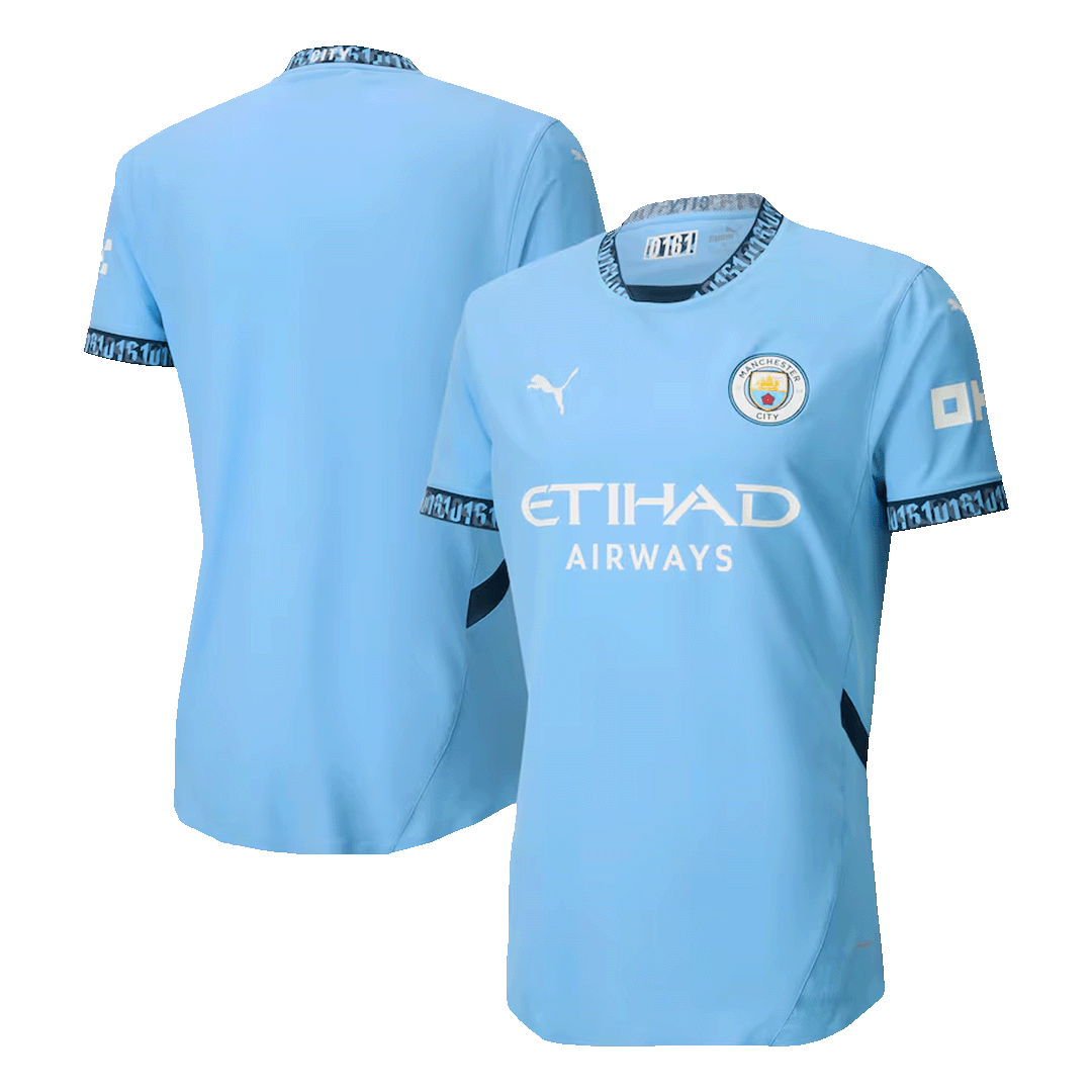 Manchester City Home Match Jersey 2024/25-The Jerseys Shop