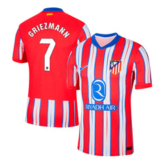 Atletico Madrid GRIEZMANN #7 Home Match Jersey 2024/25-The Jerseys Shop