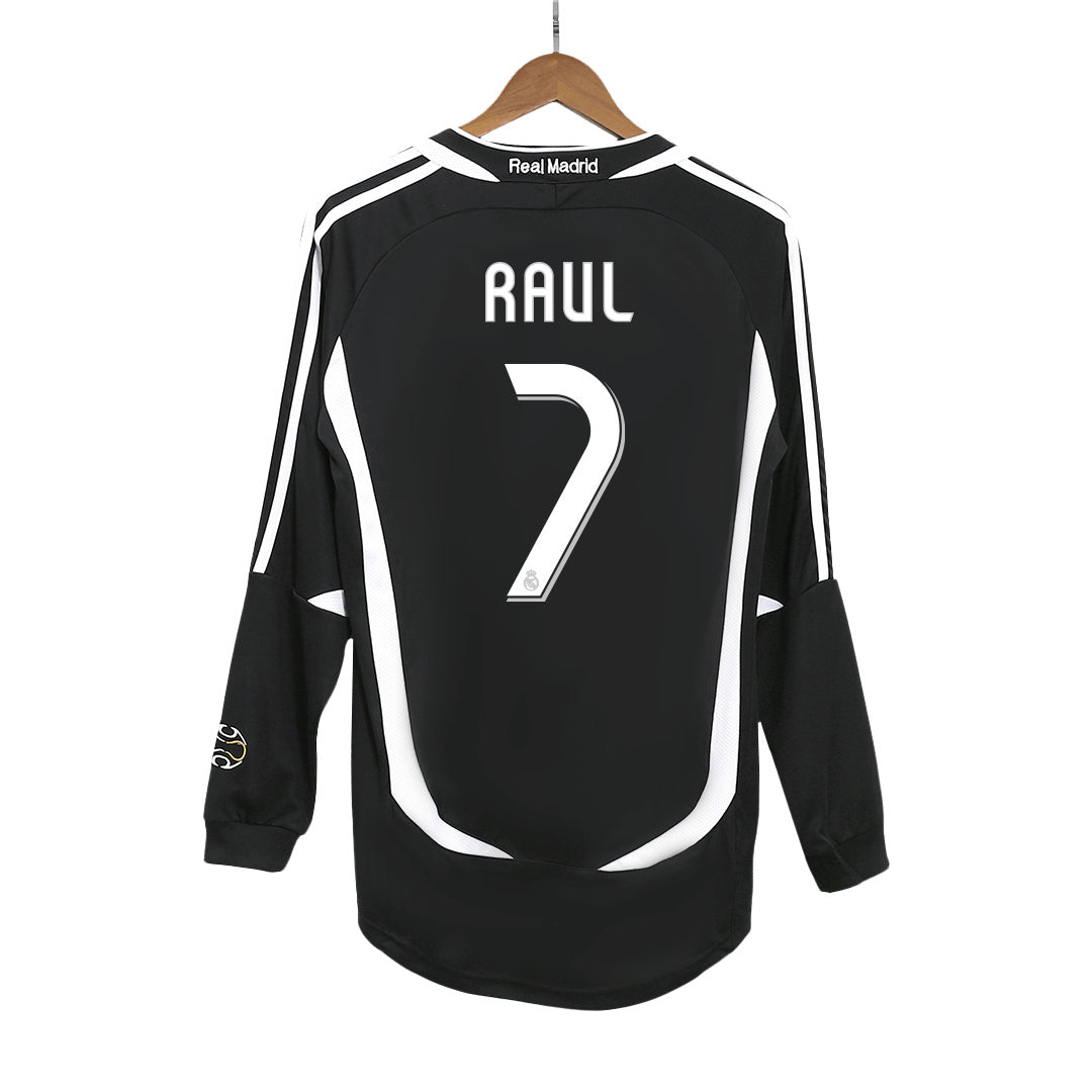 RAÚL #7 Classic Real Madrid Away Long Sleeve Jersey 2006/07-The Jerseys Shop