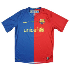 Barcelona Home Retro Soccer Jersey 2008/09 - UCL Final-The Jerseys Shop