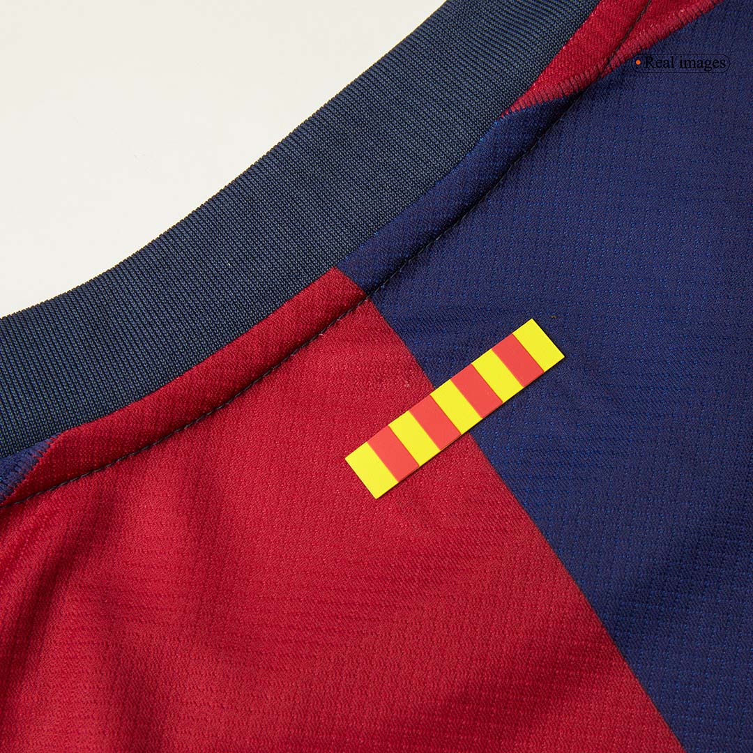 [Super Quality] Men's Barcelona Home Soccer Jersey 2024/25 - Spotify Logo Without Text-The Jerseys Shop