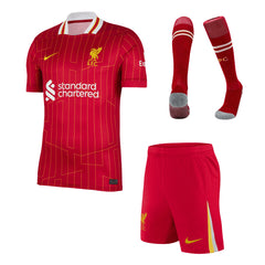 [Super Quailty] Men's Liverpool Home Jersey Full Kit 2024/25-The Jerseys Shop