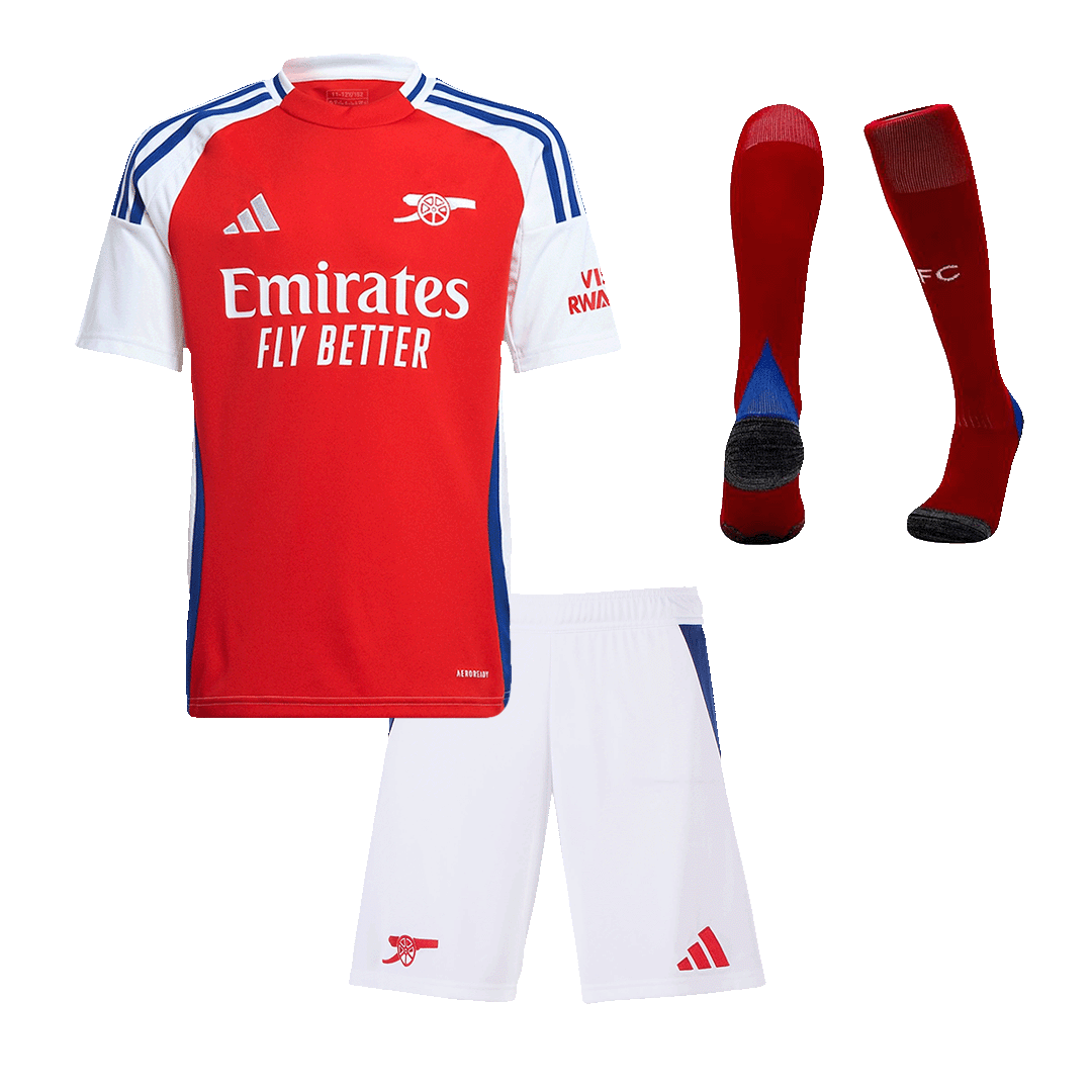 Kid's Arsenal Home Jerseys Full Kit 2024/25-The Jerseys Shop