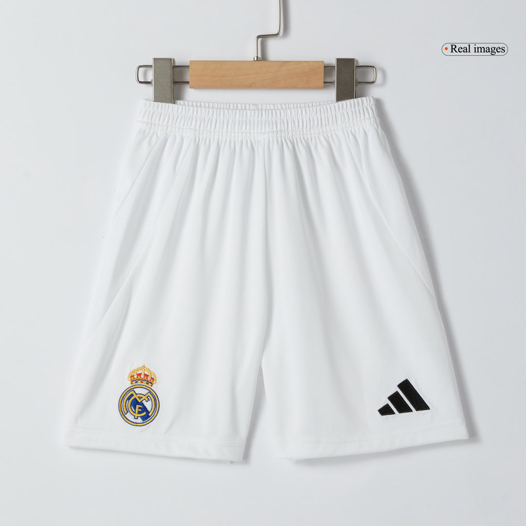 [Super Quality] Kid's Real Madrid Home Jerseys Kit(Jersey+Shorts) 2024/25-The Jerseys Shop