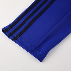 Manchester United X George Best Blue Jacket Training Kit 2024/25 For Adults-The Jerseys Shop