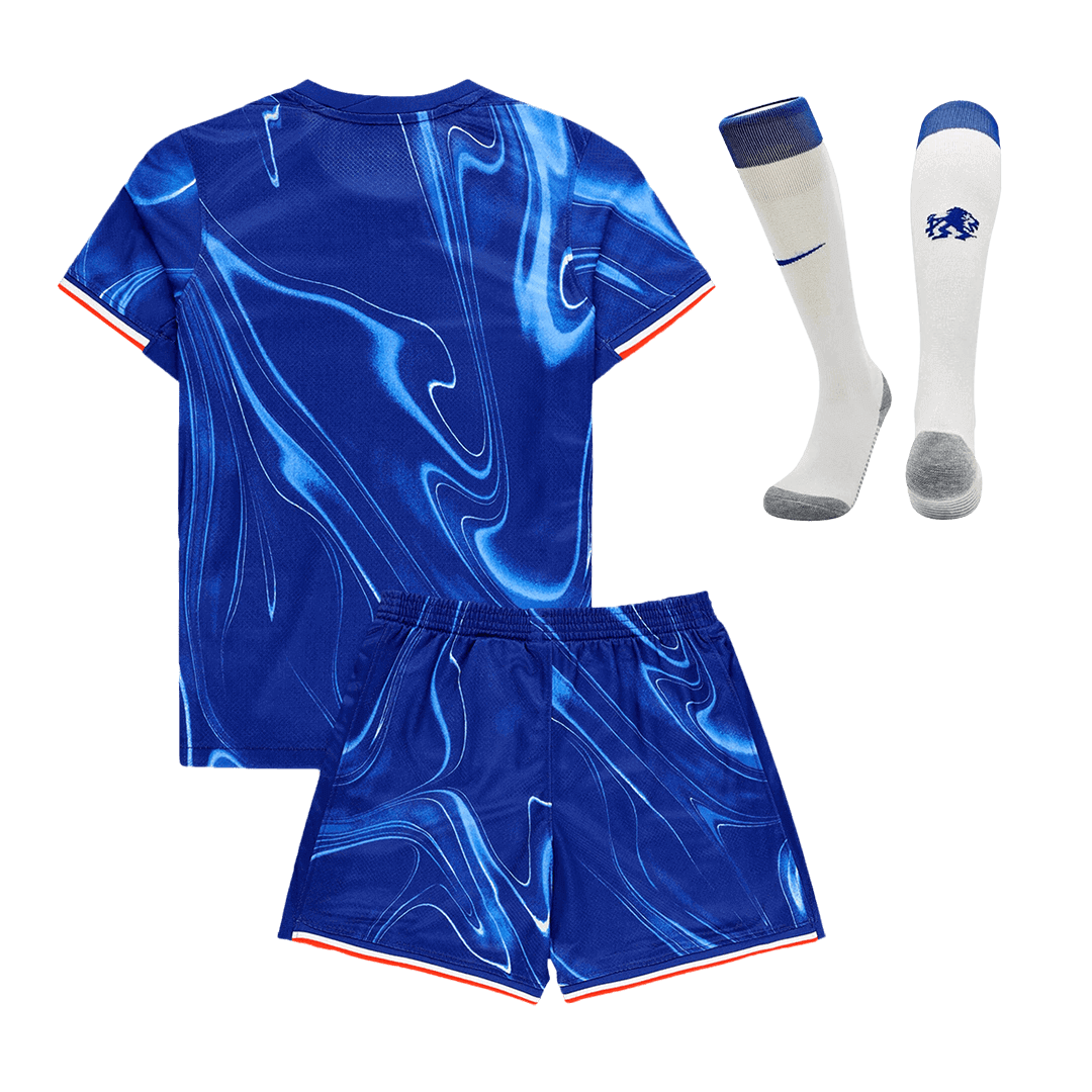 Kid's Chelsea Home Jerseys Full Kit 2024/25-The Jerseys Shop