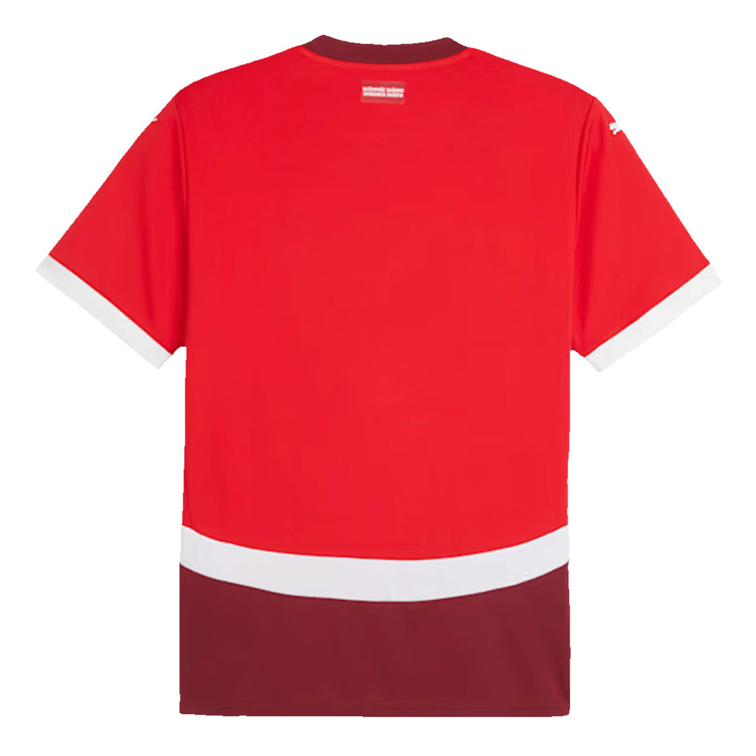 Men's Switzerland Home Soccer Jersey Euro 2024-The Jerseys Shop
