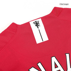 Manchester United RONALDO #7 Home Retro Long Sleeve Soccer Jersey 2007/08-The Jerseys Shop