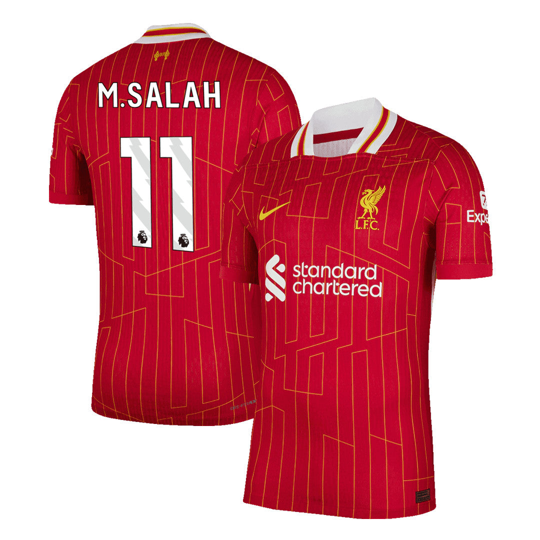Liverpool M.SALAH #11 Home Match Jersey 2024/25-The Jerseys Shop