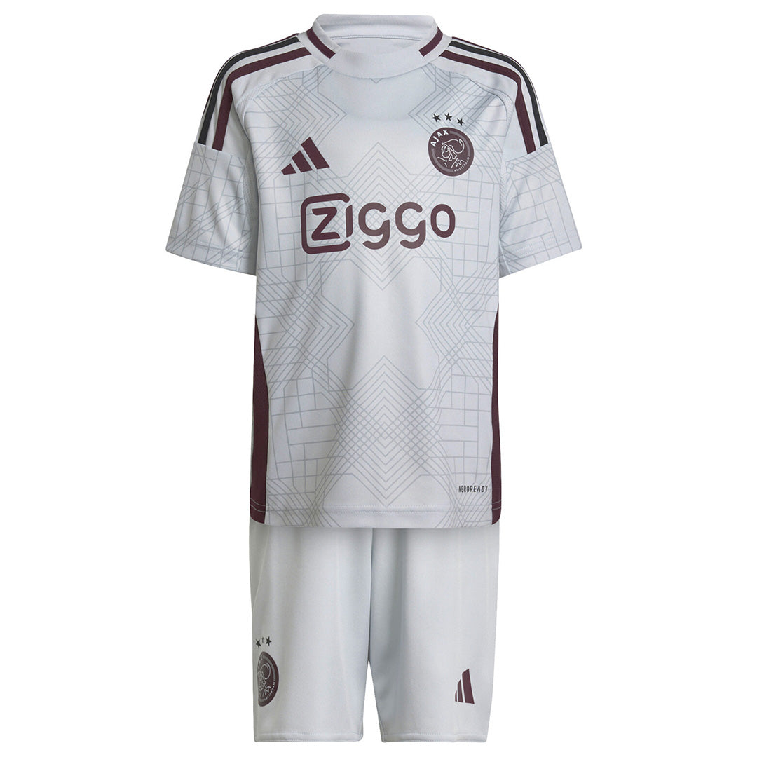 Kid's Ajax Third Away Jersey Kit(Jersey+Shorts) 2024/25-The Jerseys Shop
