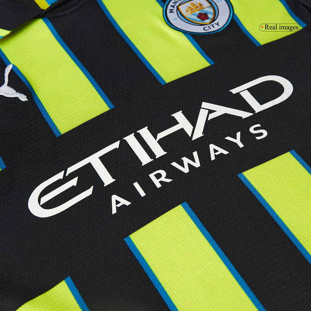 Kid's Manchester City Away Jersey Kit(Jersey+Shorts) 2024/25-The Jerseys Shop