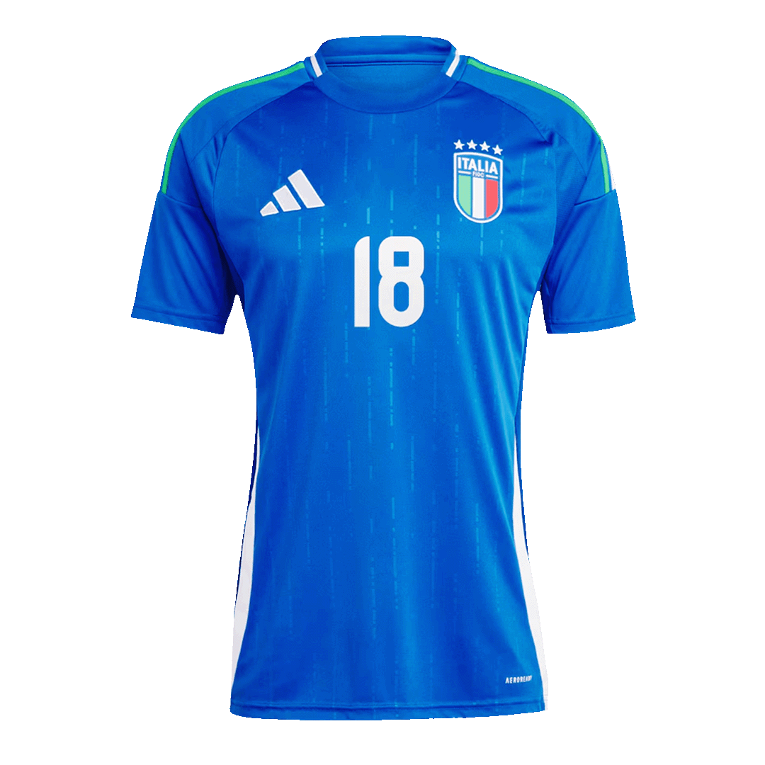 [Super Quality] Men's Italy BARELLA #18 Home Soccer Jersey Euro 2024-The Jerseys Shop