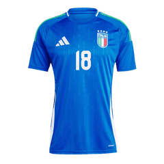 [Super Quality] Men's Italy BARELLA #18 Home Soccer Jersey Euro 2024-The Jerseys Shop