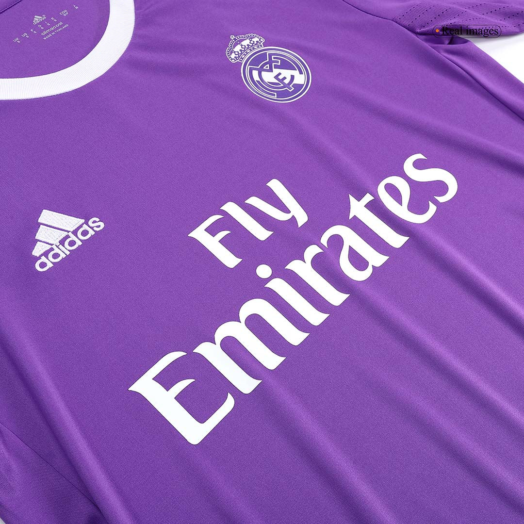 BENZEMA #9 Classic Real Madrid Away Long Sleeve Jersey 2016/17-The Jerseys Shop