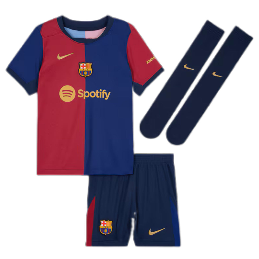 Kid's Barcelona Home Jerseys Full Kit 2024/25-The Jerseys Shop