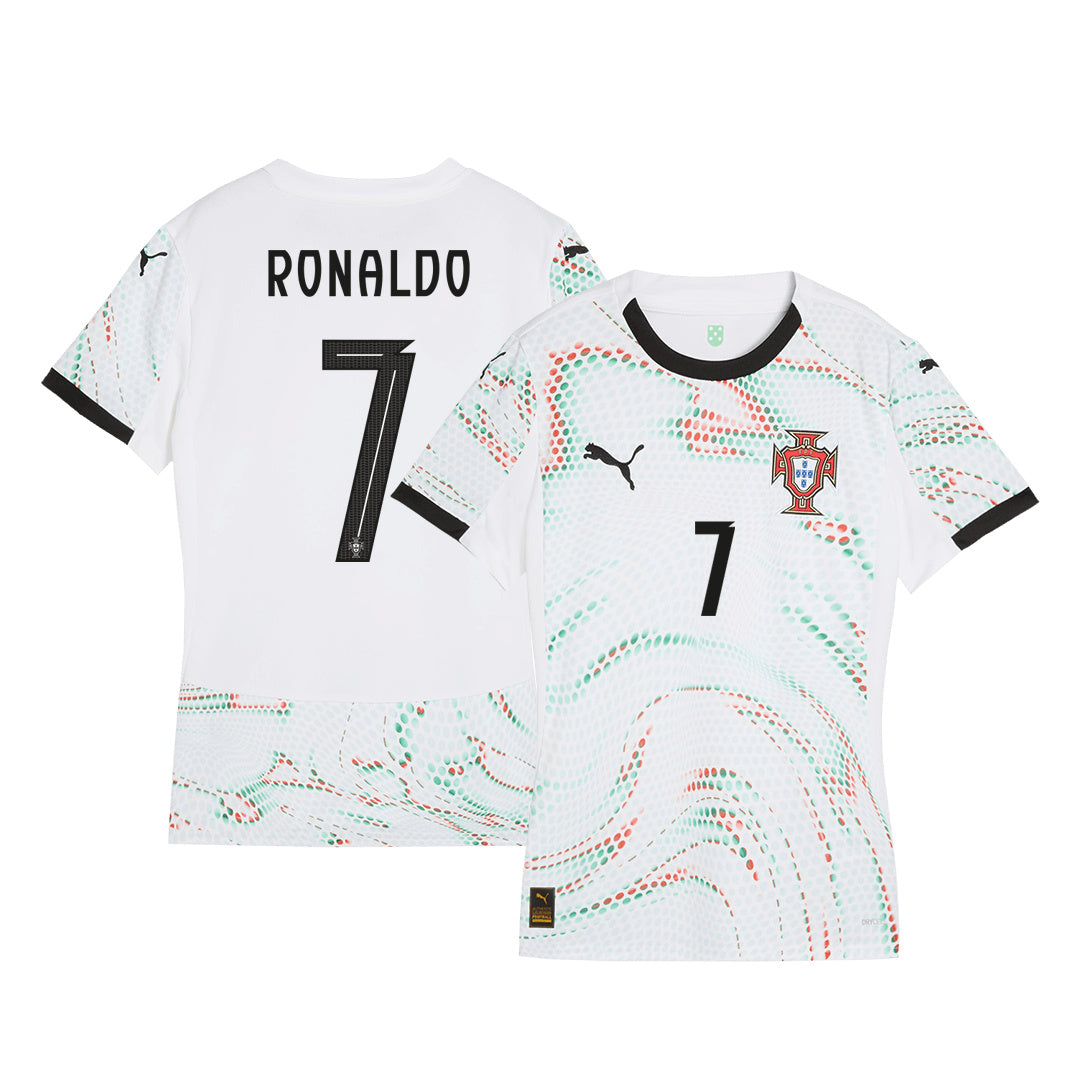 Women's Portugal RONALDO #7 Away Soccer Jersey 2025-The Jerseys Shop