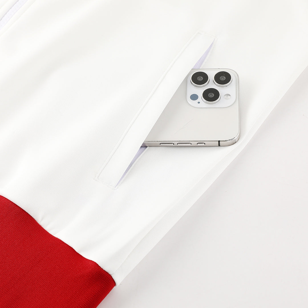 Liverpool White Track Jacket 2024/25 For Adults-The Jerseys Shop