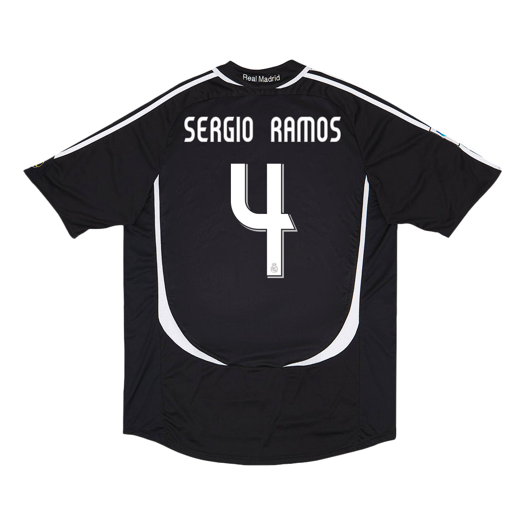 SERGIO RAMOS #4 Classic Real Madrid Away Jersey 2006/07-The Jerseys Shop