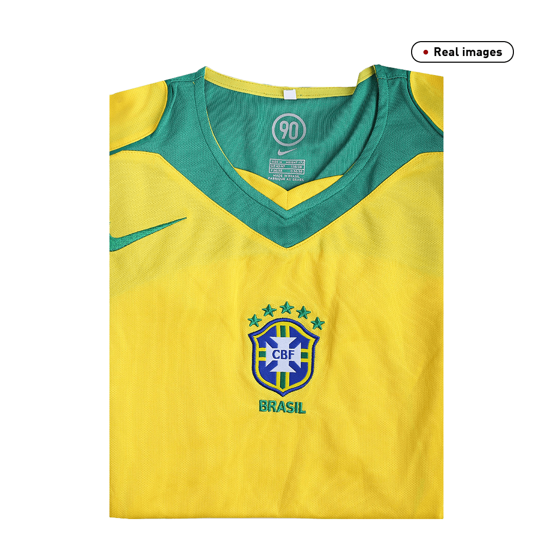 Brazil Home Retro Soccer Jersey 2004-The Jerseys Shop
