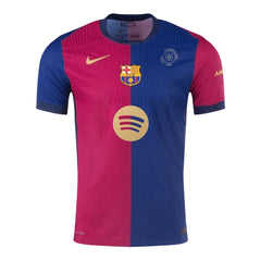 Barcelona 125th Anniversary Home Match Jersey 2024/25 - Spotify Logo Without Text-The Jerseys Shop