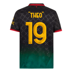 Men's AC Milan 'THEO' #19 Fourth Away Soccer Jersey 2024/25-The Jerseys Shop