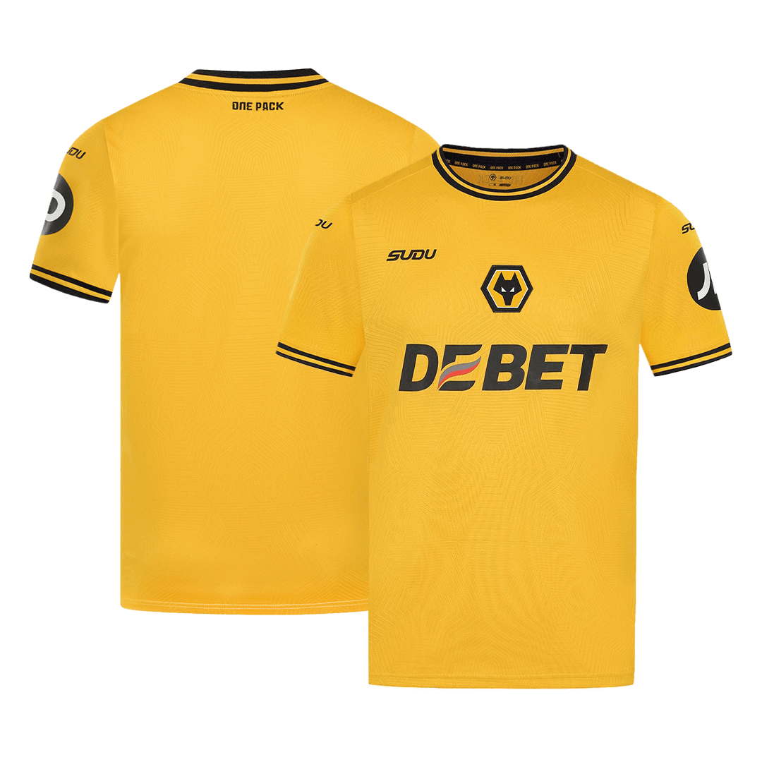 Men's Wolverhampton Wanderers Home Soccer Jersey 2024/25-The Jerseys Shop